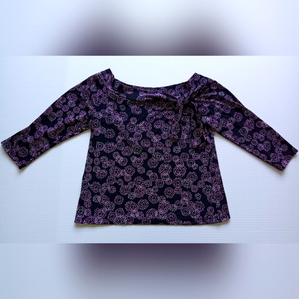 David Wayne Floral Top